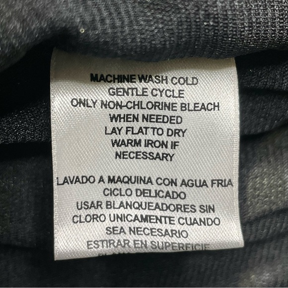 JONES NEW YORK Gatsby Striped Faux Wrap Blouse Knit Tunic Top - Picture 7 of 7